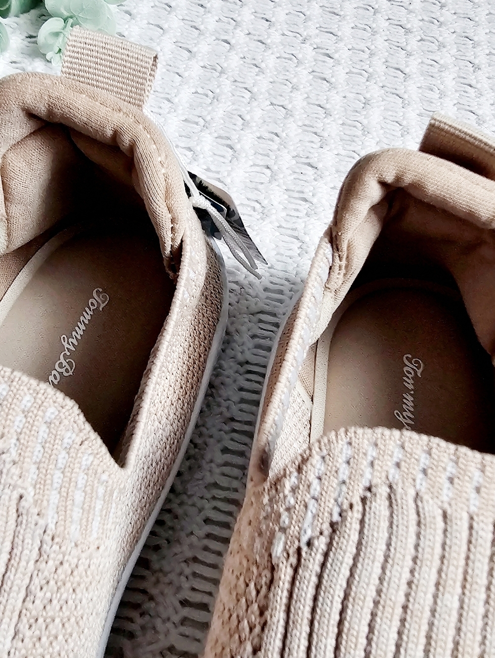 Tommy Bahama Memory Foam Knit Athletic Shoes Neutral Athleisure Stretch Women 10 - Picture 11 of 14